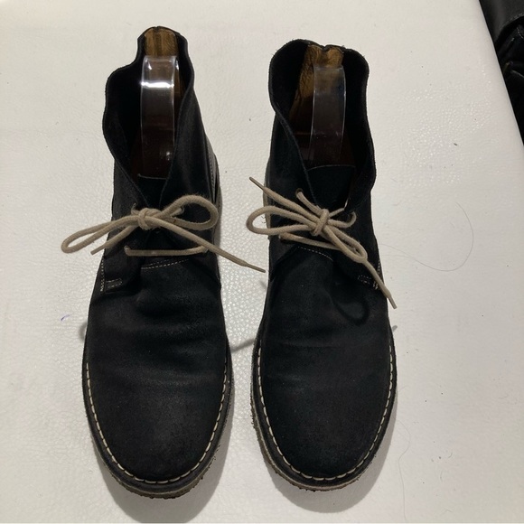 GRAVITY POPE Sz 40 Chukka Lace Up Leather Rubber Soles  Boots - Picture 3 of 11